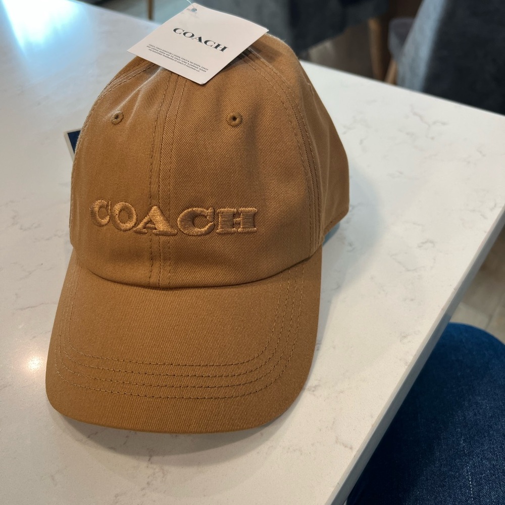 Coach Tan Baseball Cap